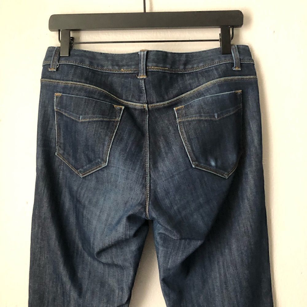 Lands End dark Wash straight leg denim jeans size 4 - Picture 10 of 10